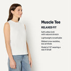 Amazon Essentials Women's Relaxed-Fit Cotton Muscle Tee