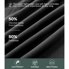 Bamboo Cool Mens Boxers Durable Comfortable Boxer Shorts For Men Loose Ultra-Soft Men'S Underwear (3 Or 5 Pack)