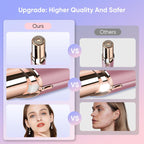 Flawless Facial Hair Remover for Women Painless Face Shaver -Mini Hair Remover, Electric Razor Shaver Portable Bikini Epilator for Lips, Chin, Armpit, Peach Fuzz, Fingers