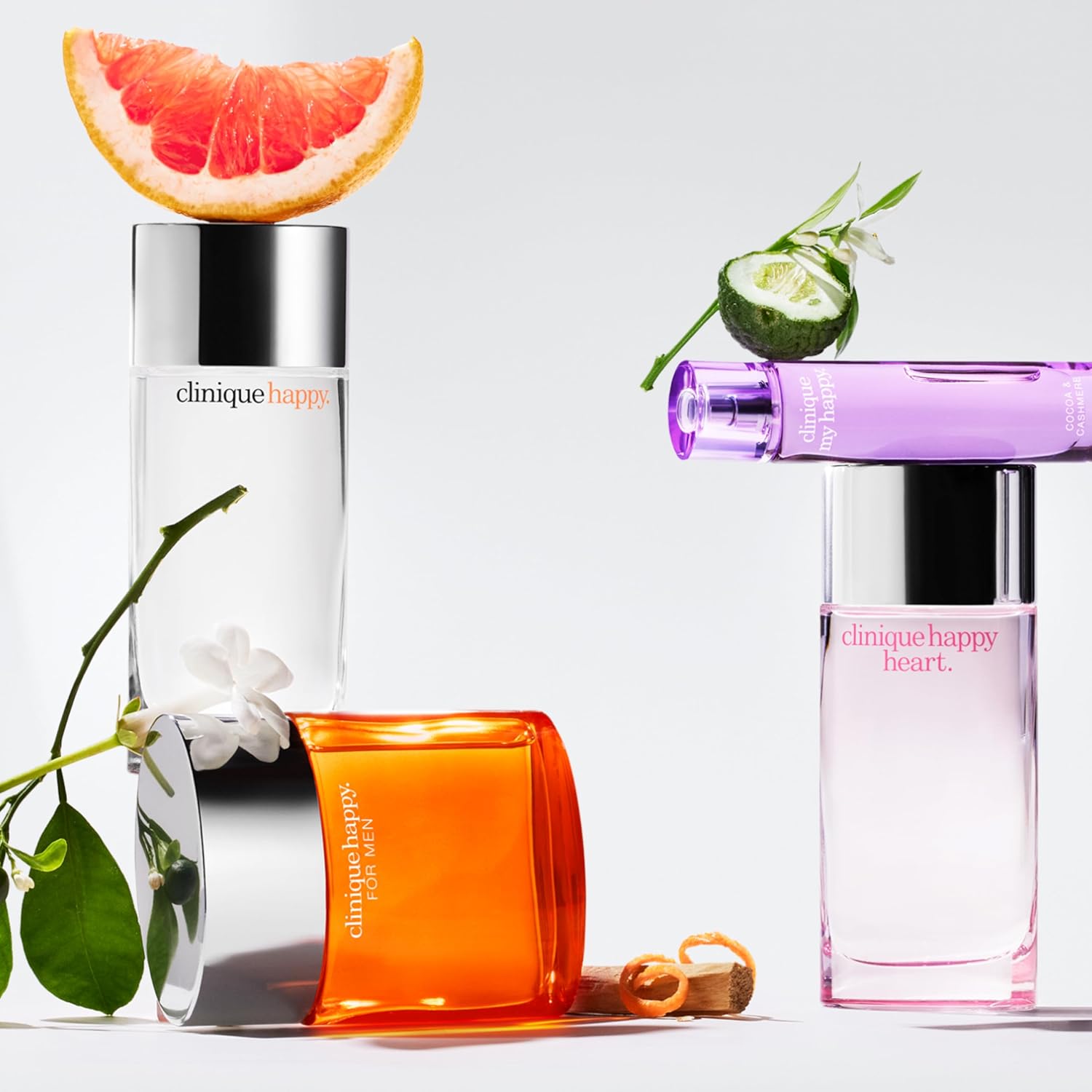 Clinique Happy Eau de Parfum Spray | Notes of Grapefruit, Bergamot, Hawaiian Wedding Flower + Spring Mimosa | Perfumes for Women