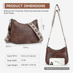 Aphison Trendy Leather Crossbody Purse With Adjustable Strap, Women'S Shoulder Handbag