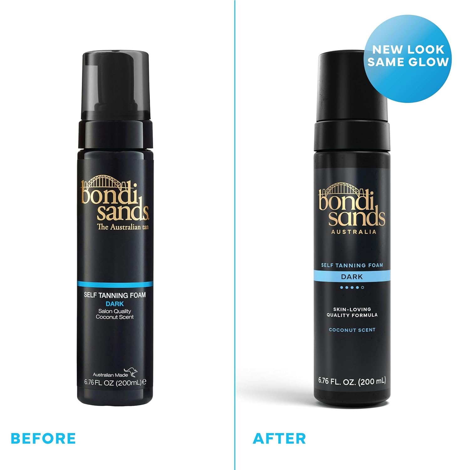 Bondi Sands Self Tanning Foam | Lightweight, Self-Tanner Foam Enriched with Aloe Vera and Coconut Provides an Even, Streak-Free Tan