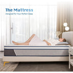 Full Mattress, 12 Inch Full Size Mattresses | Medium Firm - Cooling Gel Memory Foam & Zoned Pocket Coils For Pressure Relief, Spinal Alignment & Extra Lumbar Support | Motion Isolation |