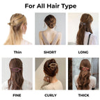 8 Pack Flat Hair Clips For Women,Matte No Crease Flat Claw Clips, Large Strong Hold Barrettes For Thick & Thin Hair, French Duckbill Styling Accessories