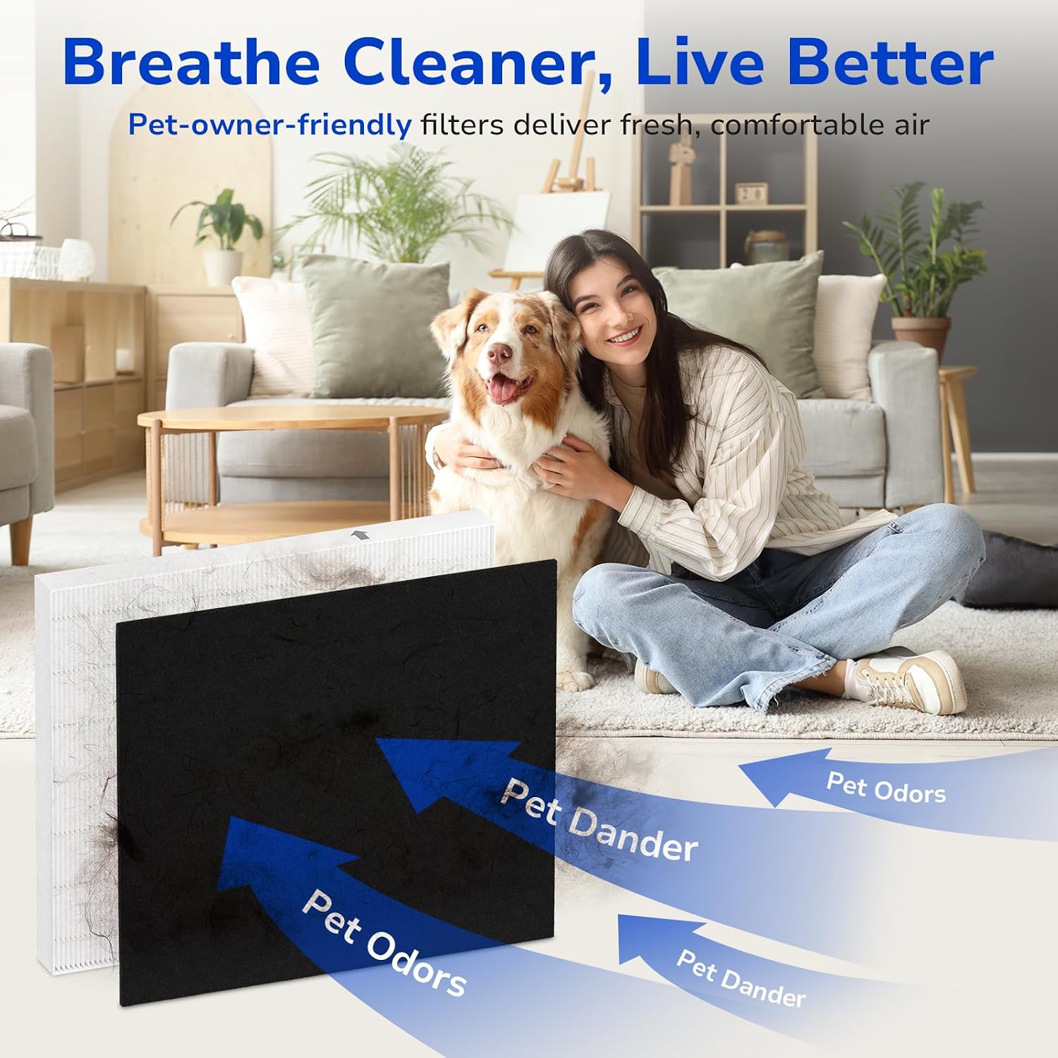 2-Pack Airmega Ap-1512Hh Filter Replacement For Coway Air Purifier