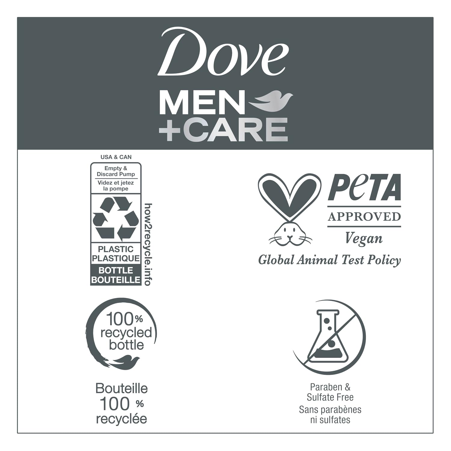 Dove Men + Care 2-In-1 Shampoo + Conditioner Sandalwood & Cardamom Oil For Thick & Full Hair, + Vitamin B3 & Mineral Complex, 17.5 Oz