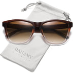 Danamy Sunglasses Womens Polarized Sunglasses For Women Trendy Designer Mirrored Uv Protection Sun Glasses