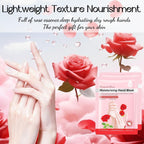 12 Pack Moisturizing Exfoliating hand & foot masks, Deep Hydrate Dry, Cracked Skin, sel care gift for women and men, 6 Pairs Gloves & 6 Socks (Rose Hand & Foot masks(12 Pack))