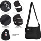 Crossbody Bag For Women Waterproof Shoulder Bag Messenger Bag Casual Nylon Purse Handbag