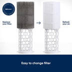 Blueair Blue Pure 411+ Genuine Replacement Filter, Particle And Activated Carbon