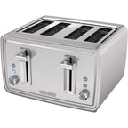 Black+Decker 4-Slice Toaster, Stainless Steel, Tr4900Ssd