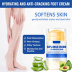 Urea Cream 60 Percent for Feet Maximum Strength, Urea Foot Cream with 2% Salicylic Acid, Foot Lotion, Foot Callus Remover for Dry Cracked Heels, Hydrates & Softens Dry Skin for Exfoliates Dead Skin