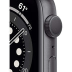 Apple Watch Series 6 (Gps, 44Mm) - Space Gray Aluminum Case With Black Sport Band (Renewed)