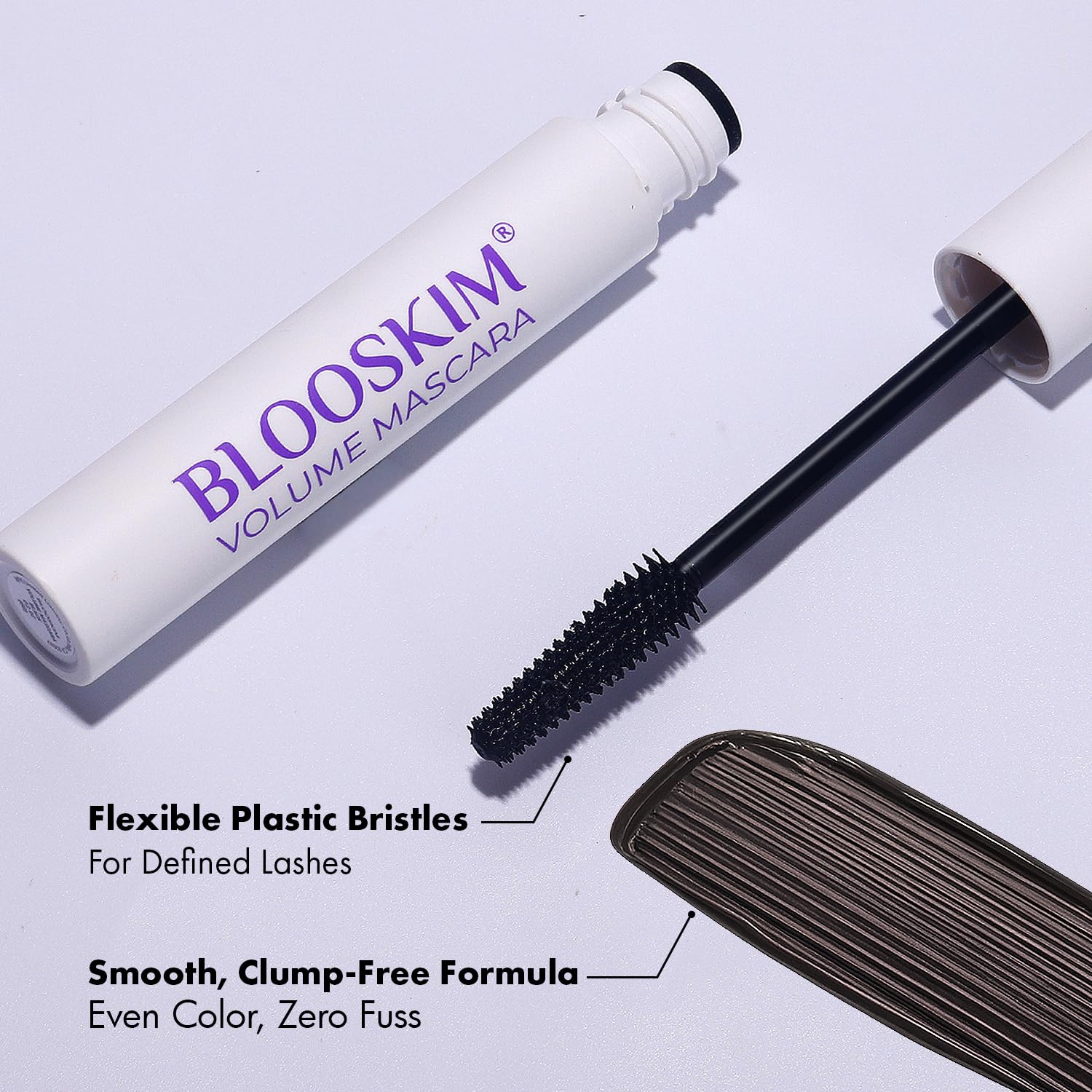 Mascara for Older Women 60 Plus: Black Prime Lash Mascara - Prime Mascaras for Mature Women Makeup - Hypoallergenic Non-Clumping Formula for Sensitive Eyes, 5.5g