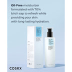 Cosrx Oil Free Lotion With Birch Sap, Daily Acne Facial Moisturizer, Hydrating Moisturizer For All Skin Types, Korean Skin Care, 3.38 Fl.Oz / 100Ml