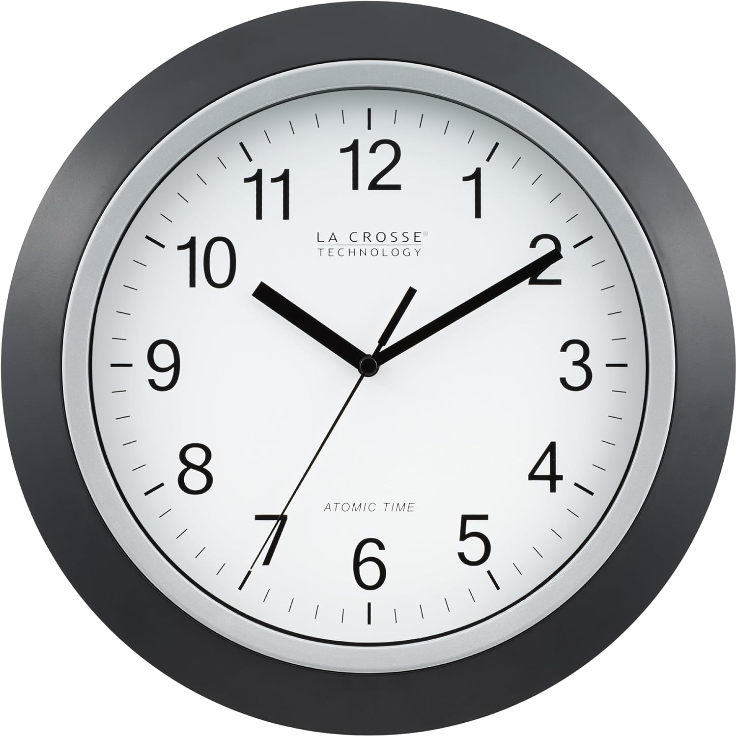 La Crosse Technology Wt-3129B 12 Inch Atomic Analog Wall Clock, Pack Of 1, Black