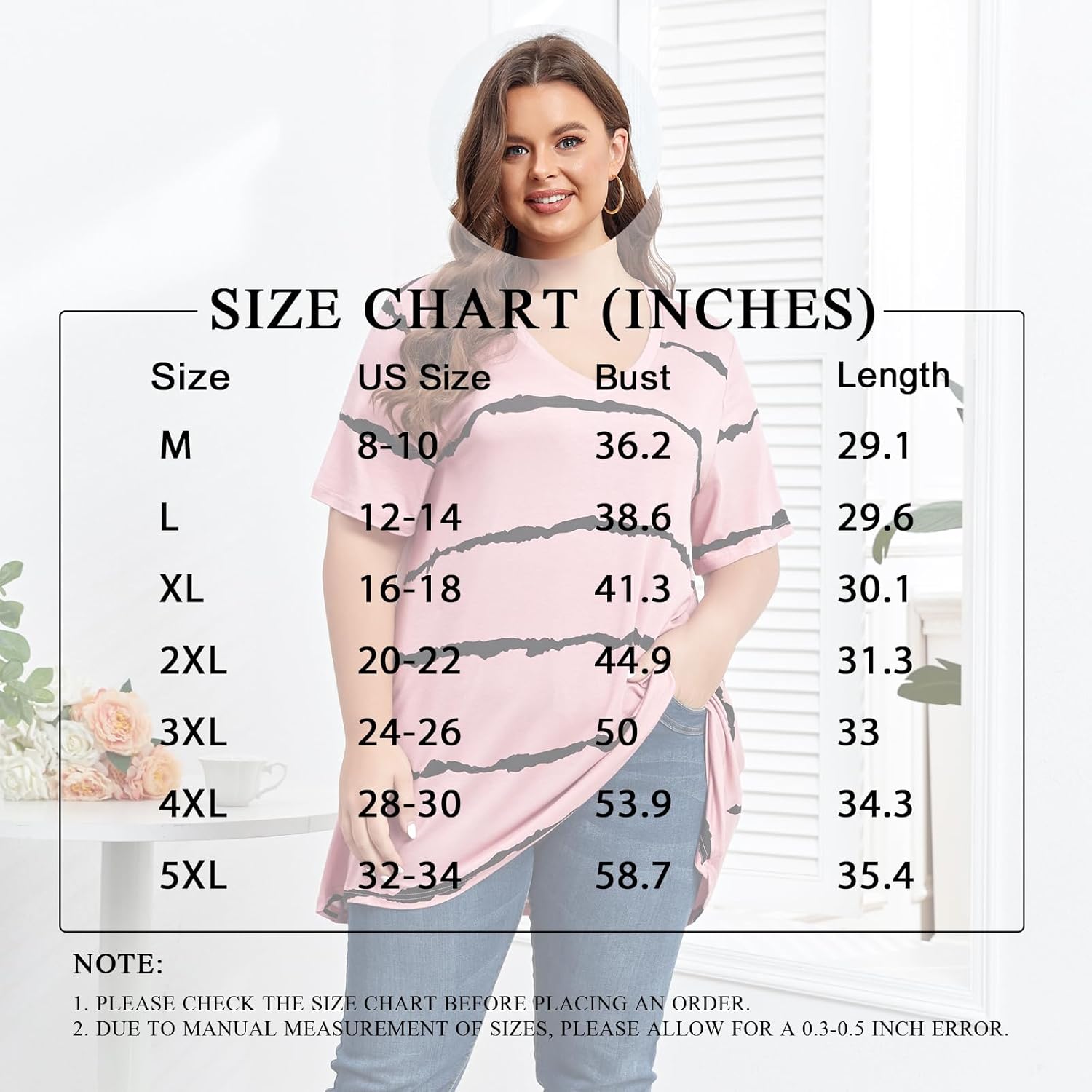 Women's long Tunic Tops to Wear with Leggings Summer Short Sleeve Loose Fit Dressy Shirts M-5XL
