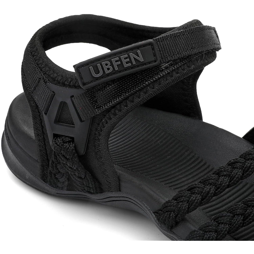 Ubfen Womens Hiking Comfort Sport Sandals Beach Vacation Camping Casual Sport Sandals With Adjustable Straps And Arch Support