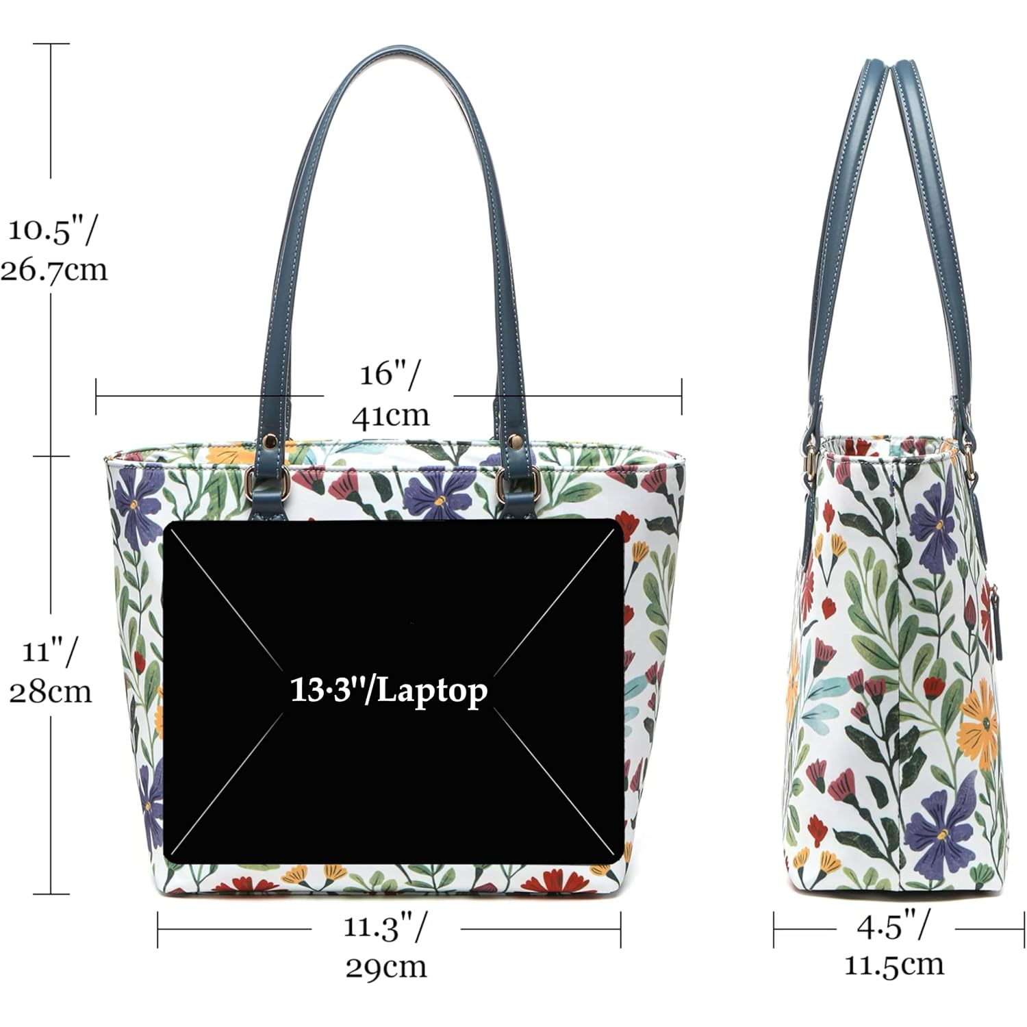 Tote Bags For Women, Tote Purse, Nylon Tote Bag, With Zipper And Pockets, Waterproof