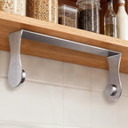 Paper Towel Holder Under Cabinet, Stainless Steel, Adhesive Or Screw Mount, Fits Standard & Mega Rolls, Wall Mount Rack For Kitchen, Bathroom, Rv, Silver