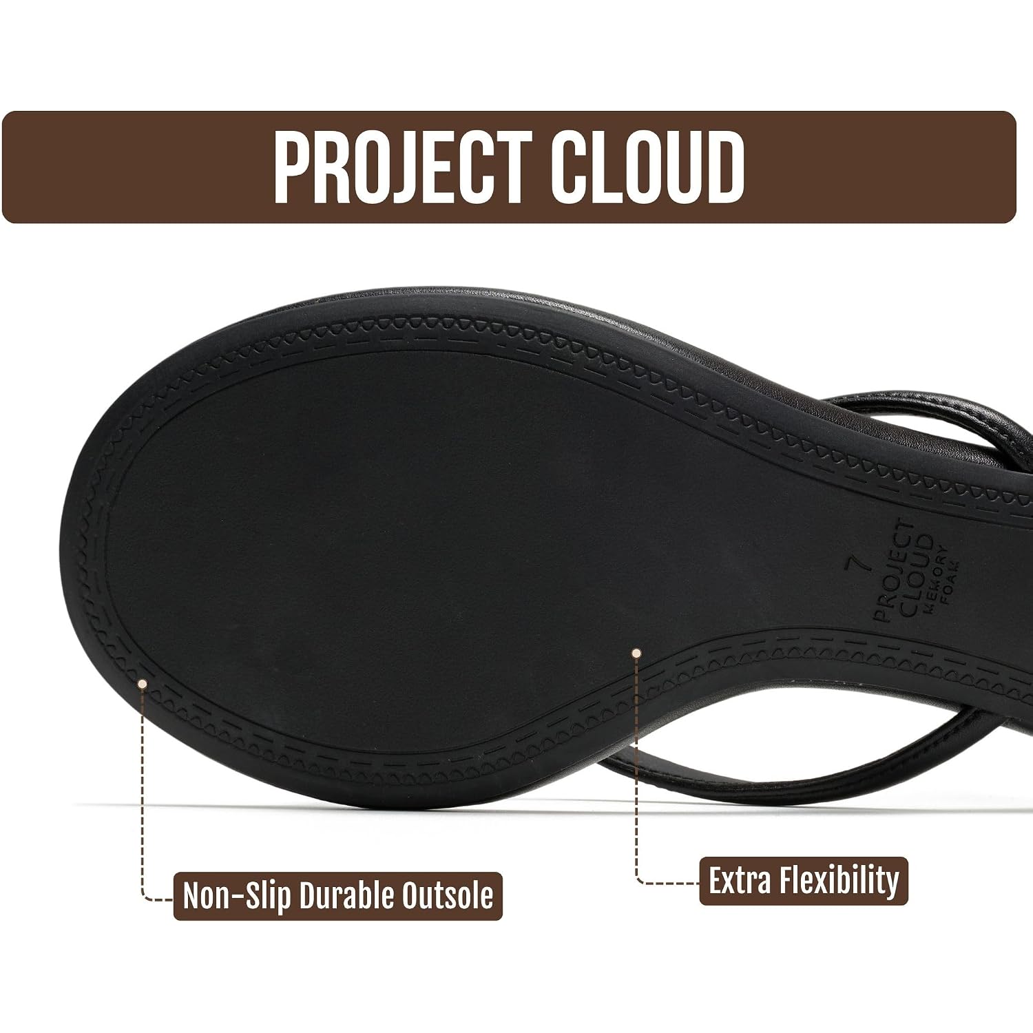 Project Cloud 100% Genuine Leather Kitten Heels For Women Footwear - Memory Foam Fashion Thong Heels For Women - Lightweight Summer Sandals For Womens 2026 (Mango)