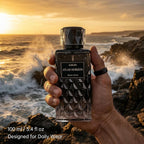 Auelife Cologne for Men, Alcohol-Free Long Lasting Perfume Fragrance, Woody Spicy Scent with Citrus, Pepper, Patchouli & Amber, 100ml / 3.4 Fl Oz, Daily Wear, Father’s Day Gift (ATLAS HORIZON)