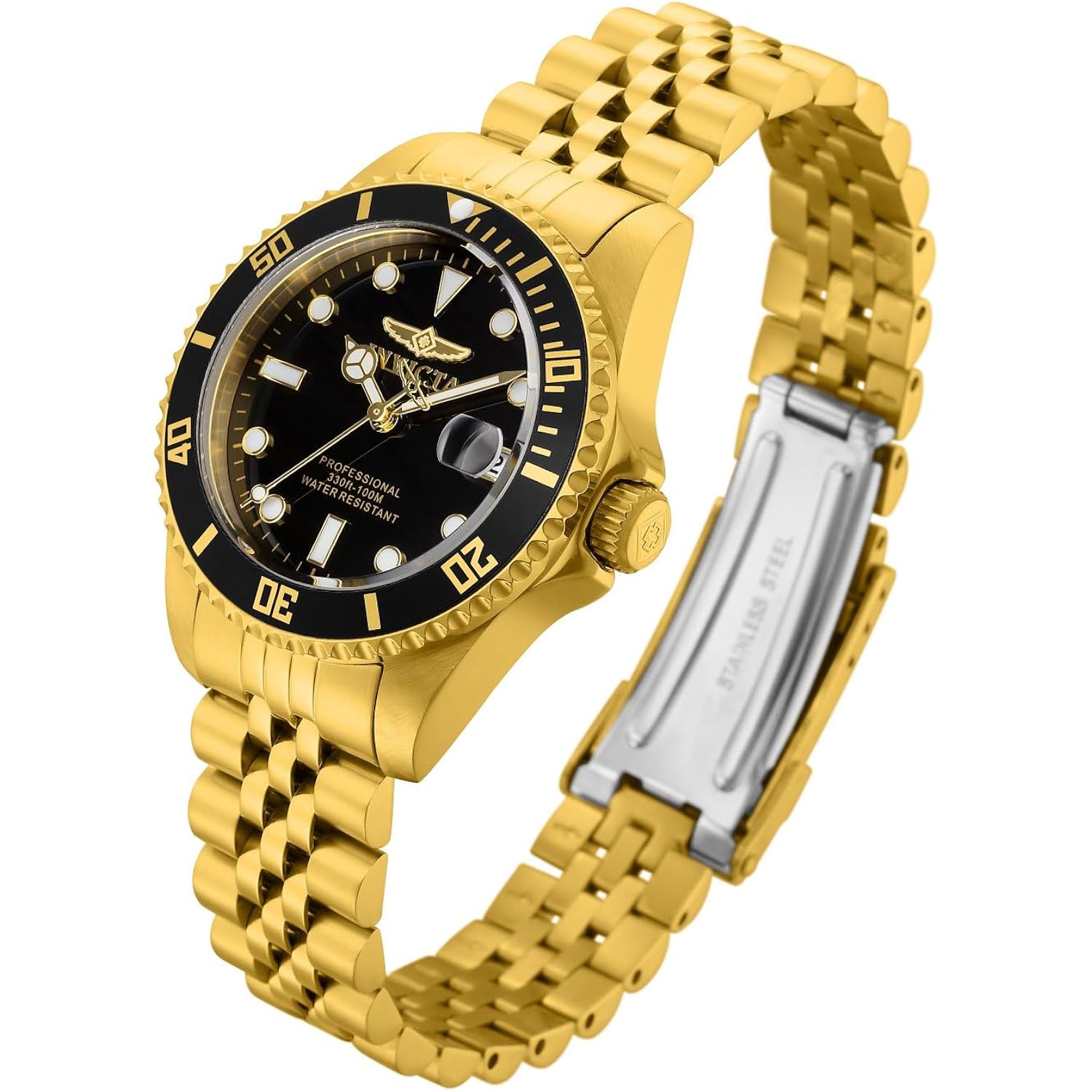 Invicta Women'S Pro Diver Quartz Watch With Stainless Steel Strap