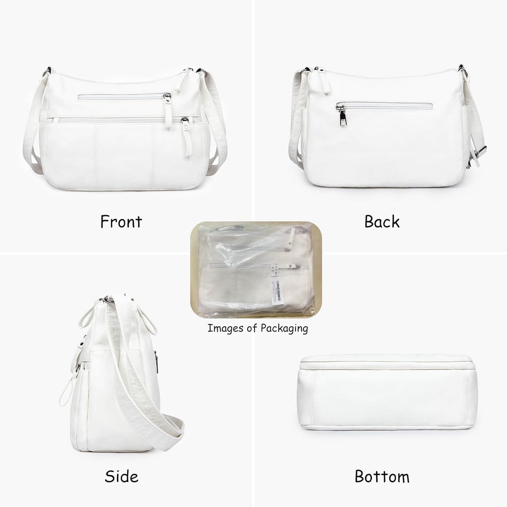 Volganik Rock Purses For Women Soft Pu Leather Shoulder Bag Ladies Crossbody Purse And Handbags Lightweight Pocketbook