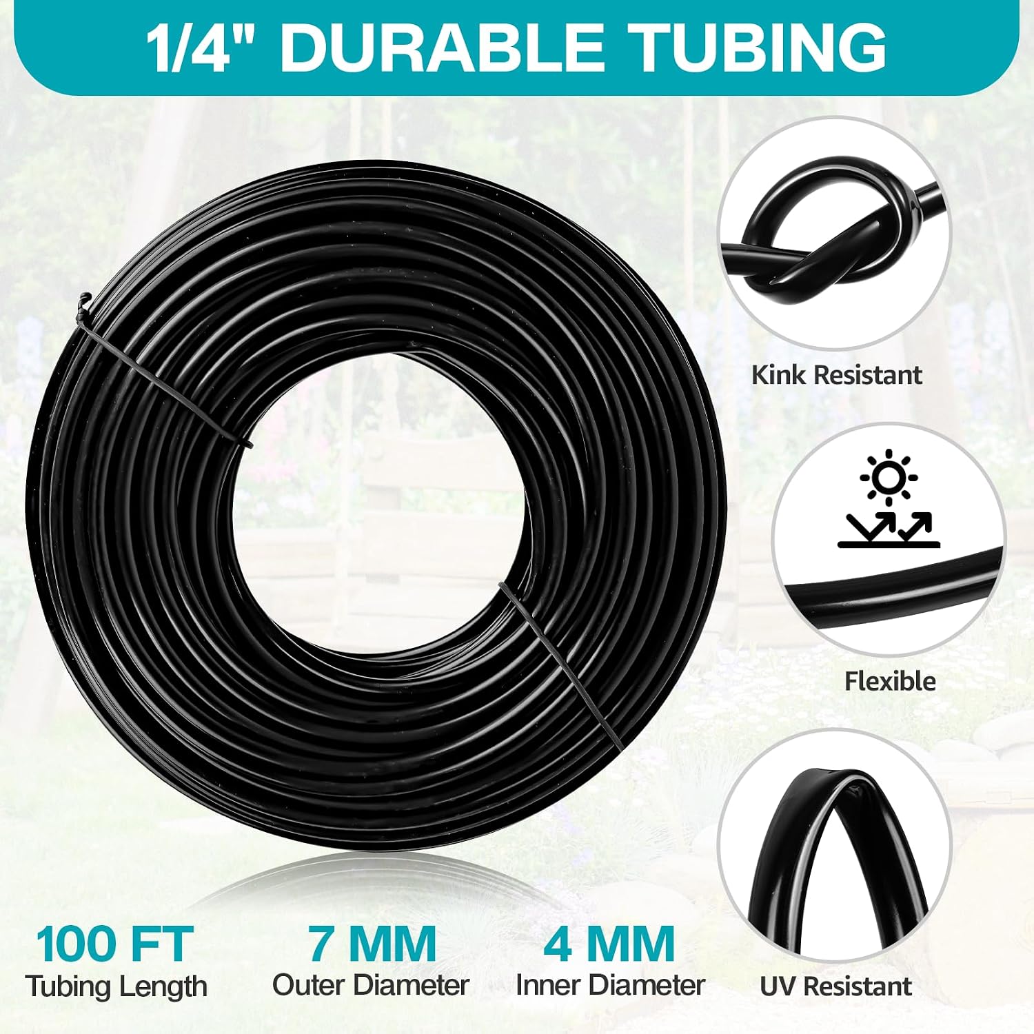 Onbrand 100Ft Misters For Outside Patio With 3/4" Adapter And 2 T-Joints | Misting System, Patio Water Misters For Cooling Outdoor, With 30 Brass Nozzles And Filter, For Greenhouse Trampoline Coop Bbq