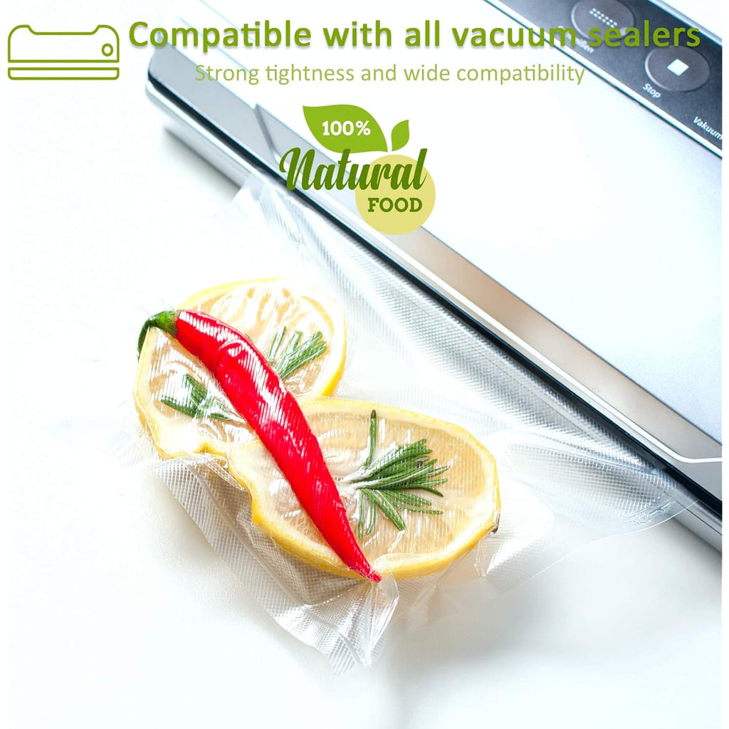Potane 6 Pack 11"X20'(3Rolls) And 8"X20' (3Rolls)Thickened Vacuum Sealer Bags , Smell-Proof, Puncture Prevention, Heavy Duty For Potane, Food Saver, Great For Vacuum Storage,Meal Prep Or Sous Vide