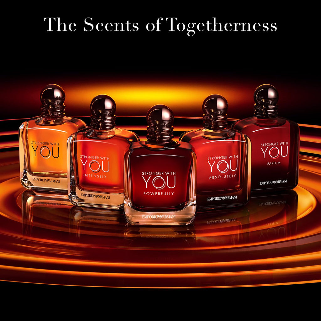 Armani Beauty - Stronger With You Powerfully - Cologne for Men - Warm and Spicy Men’s Fragrance - With Chestnut Accord, Sweet Cherry & Lavender