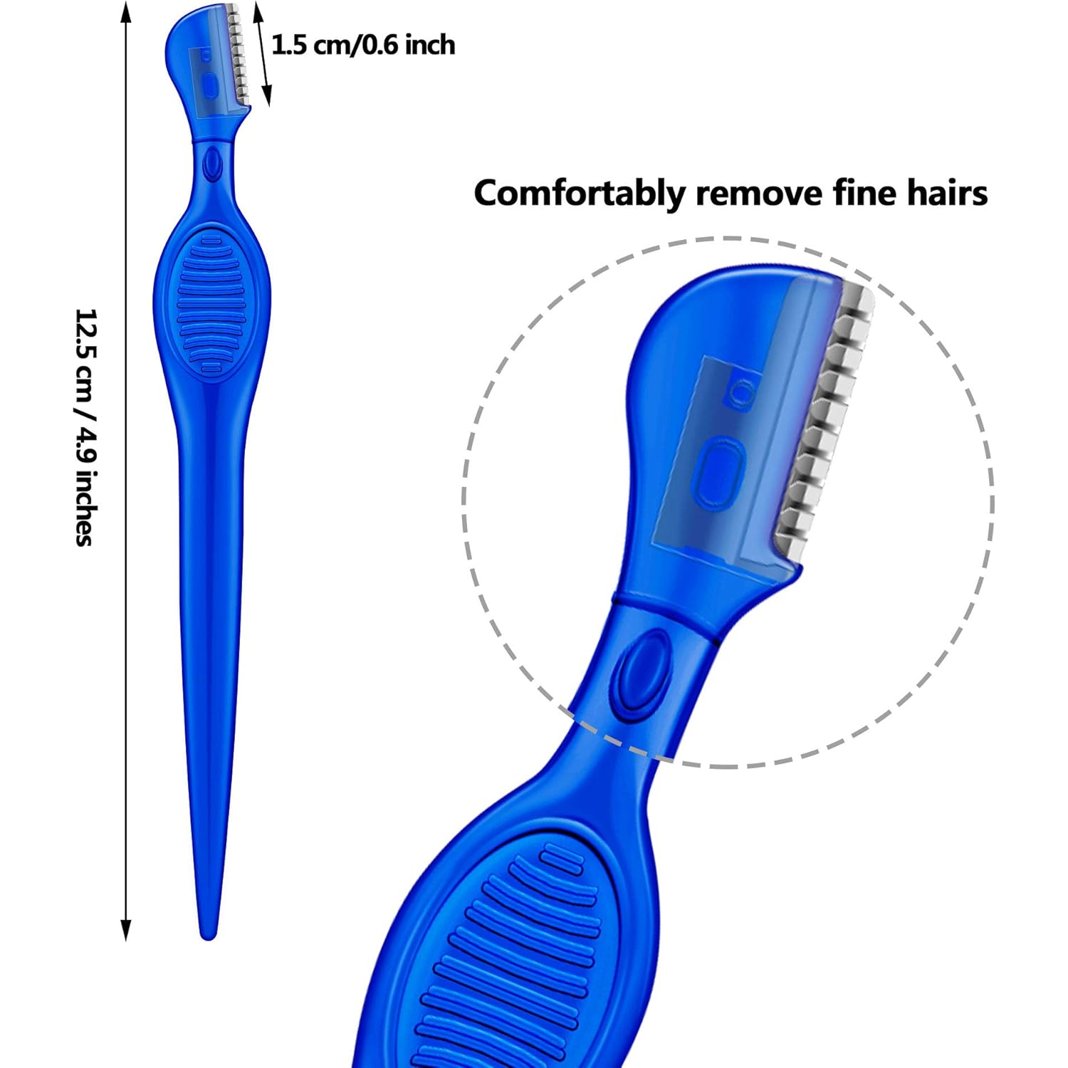 Mudder 28 Pcs Eyebrow Razor Knife Shaver Trimmer Shaver Multipurpose Exfoliating Tool Facial Hair Removal for Women Valentine Gift Giving(Assorted Colors)