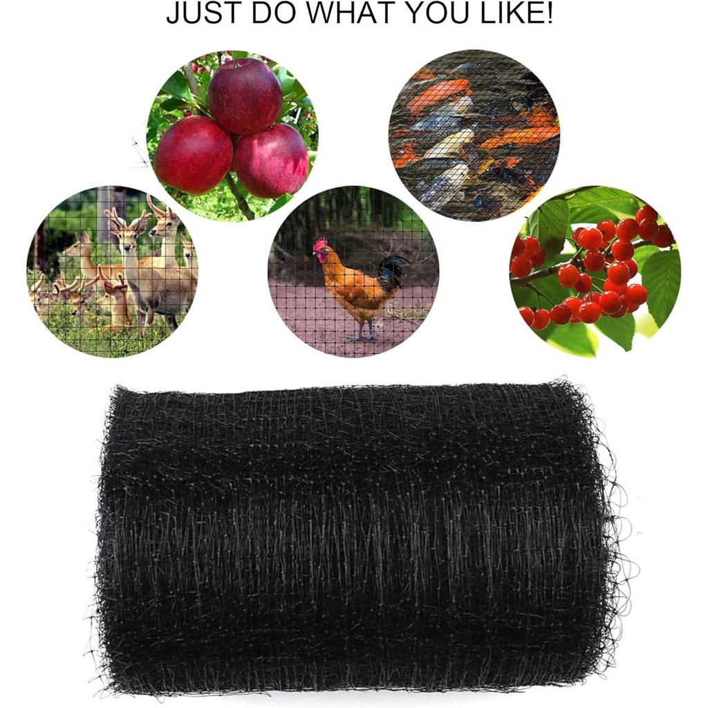 Feitore Deer Fence Netting, 7 X 100 Feet Anti Bird Deer Protection Net Reusable Protective Garden Netting For Plants Fruit Trees Vegetables Against Birds And Other Animals