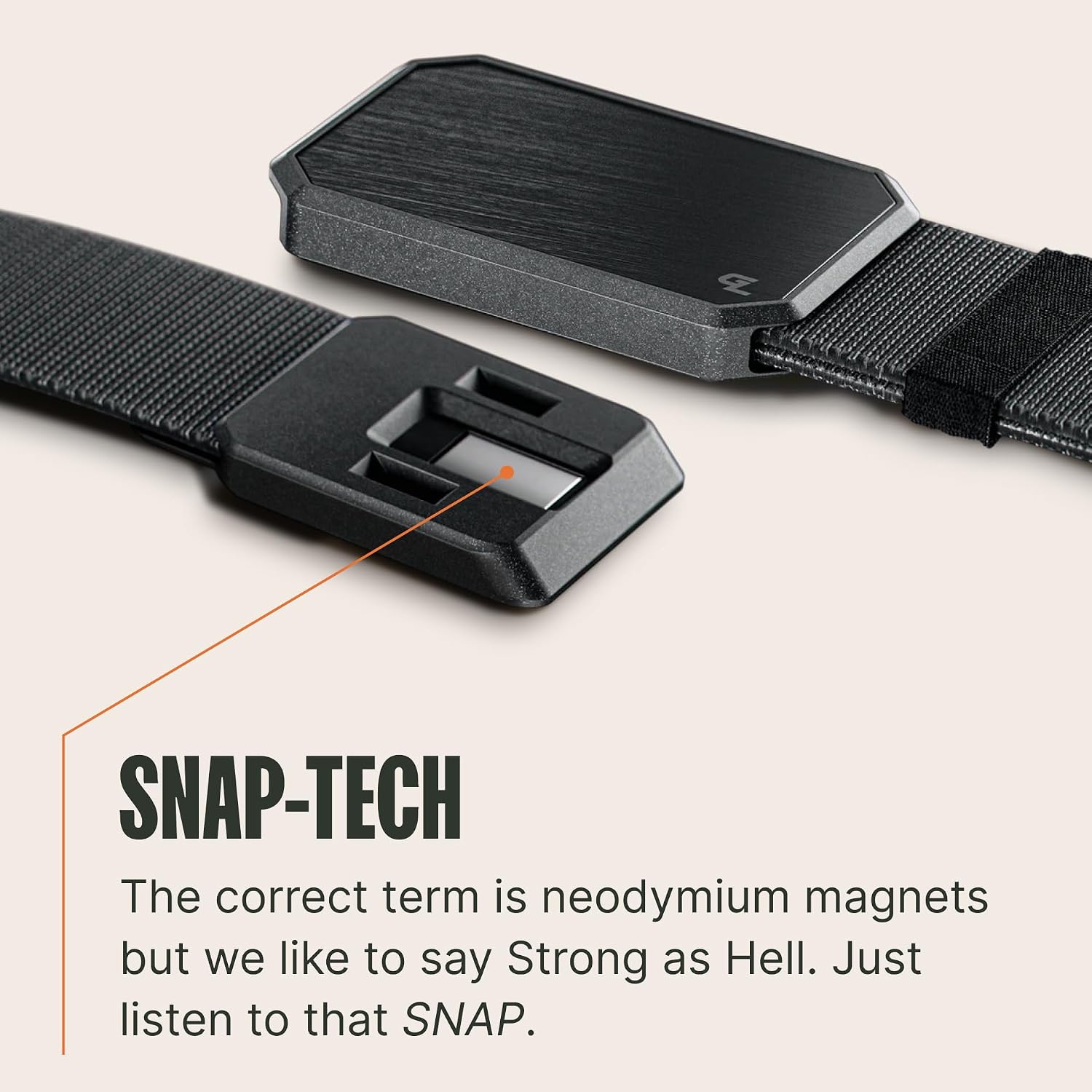 Groove Life Groove Belt Og - Men'S Work Belt - Stretch Nylon, Magnetic Buckle, Adjustable, Comfortable, Tactical, Edc