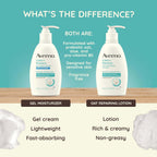 Aveeno Calm + Restore Oat Repairing Body Lotion For Sensitive Skin, Daily Moisturizer With Prebiotic Oat, Aloe & Pro-Vitamin B5, Fragrance Free Body Lotion Helps Heal Dry Skin, 12 Oz