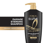 L'Oreal Paris Elvive Total Repair 5 Damage Reversing Shampoo And Conditioner Set For Dry And Damaged Hair, Hair Repair Formula With Protein And Ceramide, 56 Fl Oz Set