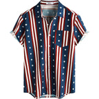 Vatpave Mens Hawaiian Flamingo Shirts Casual Tropical Short Sleeve Button Down Shirt Summer Beach Shirts