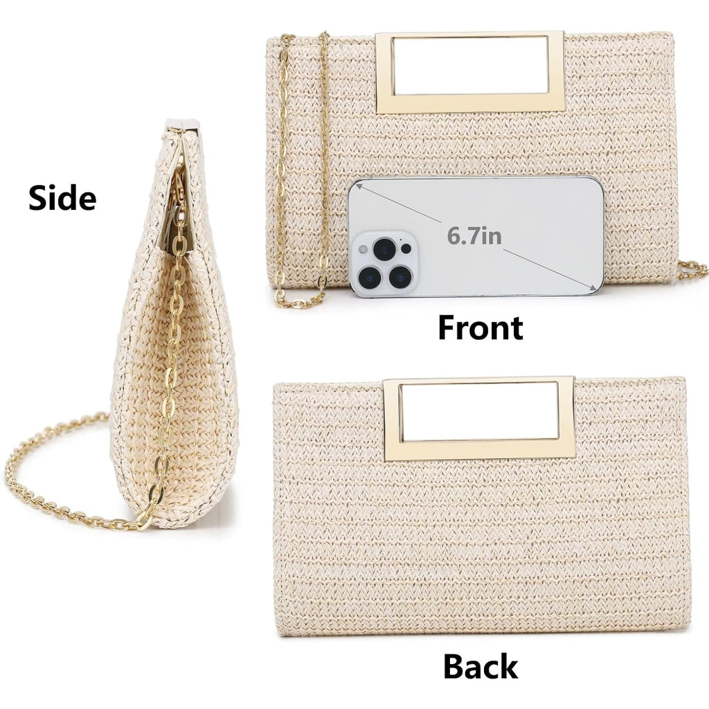 Gurina Evening Clutch Purses For Women Formal Party Clutch Bags Cocktail Prom Fashion Pu Leather Shoulder Handbags