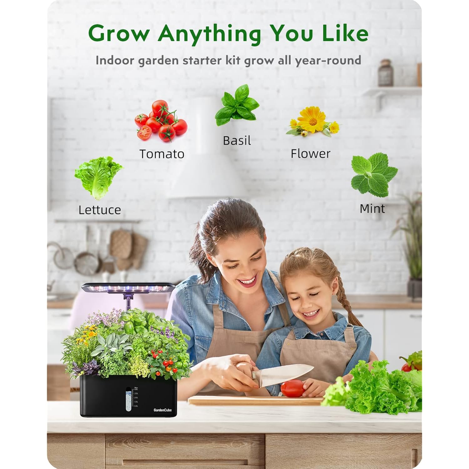 166Pcs Hydroponics Pods Kit Compatible With Aerogarden | 40 Sponges, 40 Baskets, 40 Domes, 40 Pod Labels, 600Ml A&B Nutrients, Tweezer, Grow Anything Supplies For Most Brands
