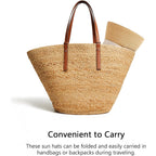 DRESHOW Women Straw Sun Hat Short Brim Panama Travel Fedora Beach Cap Roll up Summer Hat for Women Men UPF 50+ 1 Pack With Beige Band: Khaki