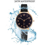 Ibso Women Watches Leather Mesh Strap Round Case Analog Fashion Ladies Wrist Watches