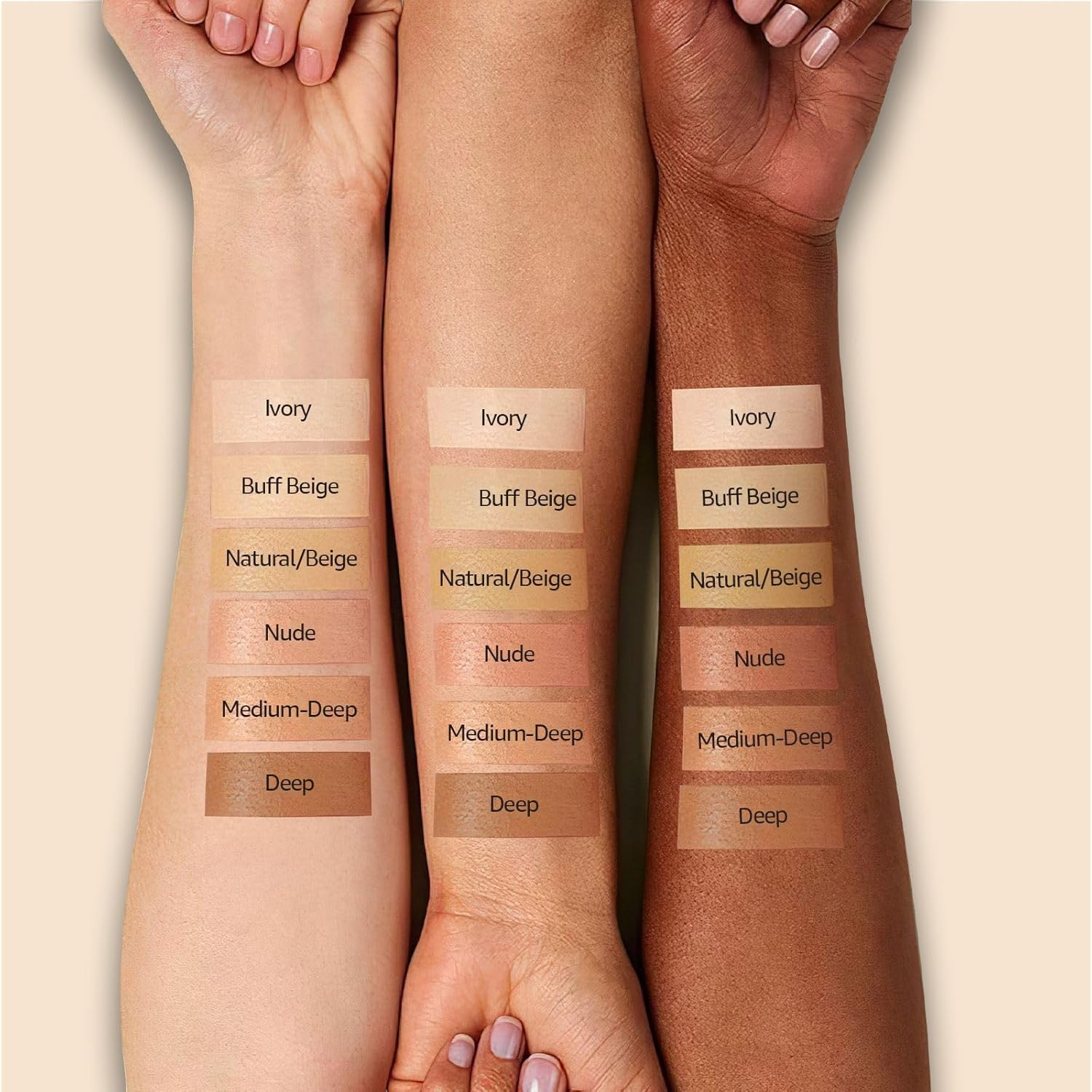 Cushion Foundation Concealer for Older Women, Face Makeup Powder Foundation for Mature Skin, CC Cream Tattoo Cover up Easily Create A Lightweight Natural-looking Base, Natural Color