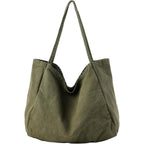 Canvas Tote Bag For Women Large Hobo Shoulder Bag For Work Travel Casual Message Bag Tote Purse Handbags
