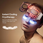 Inia Red Light Therapy Eye Mask For Under Eye Treatment & Rejuvenation - Skincare Device For Dark Circles, Wrinkles, Forehead Lines, Crow'S Feet