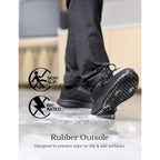 Bruno Marc Men'S Non Slip Work Shoes Walking Zapatos Trabajo Black & Lightweight Sneakers Food Service Chef Kitchen Restaurant