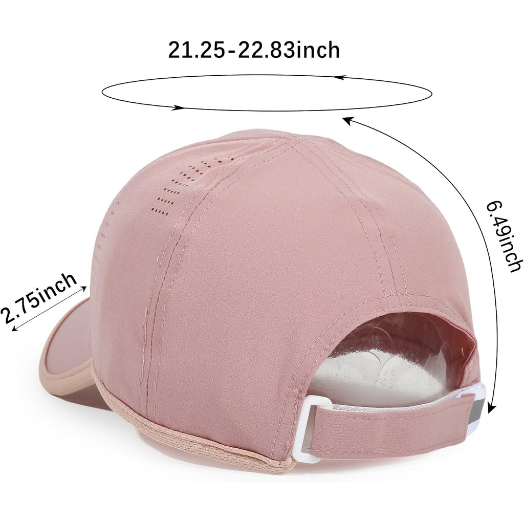 Hh Hofnen Quick Dry Hat Unstructured Athletic Baseball Cap Lightweight Running & Golf Cap For Women Men