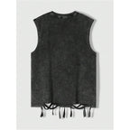 Verdusa Men'S Y2K Graphic Tees Grunge Hippie Distressed Tank Top