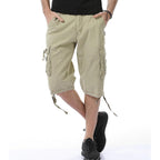 Men'S Camo Cargo Shorts Relaxed Fit Multi-Pocket Outdoor Camouflage Cargo Shorts Cotton