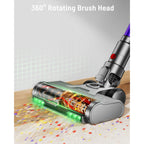 Cordless Vacuum Cleaner, 650W 55Kpa 75Min Powerful Vacuum Cleaners For Home, Self-Standing Stick Vacuum Cordless Rechargeable/ Anti-Tangle/Oled Screen/1.8L Cup For Home Pet Hair/Carpet/Hardwood Floor