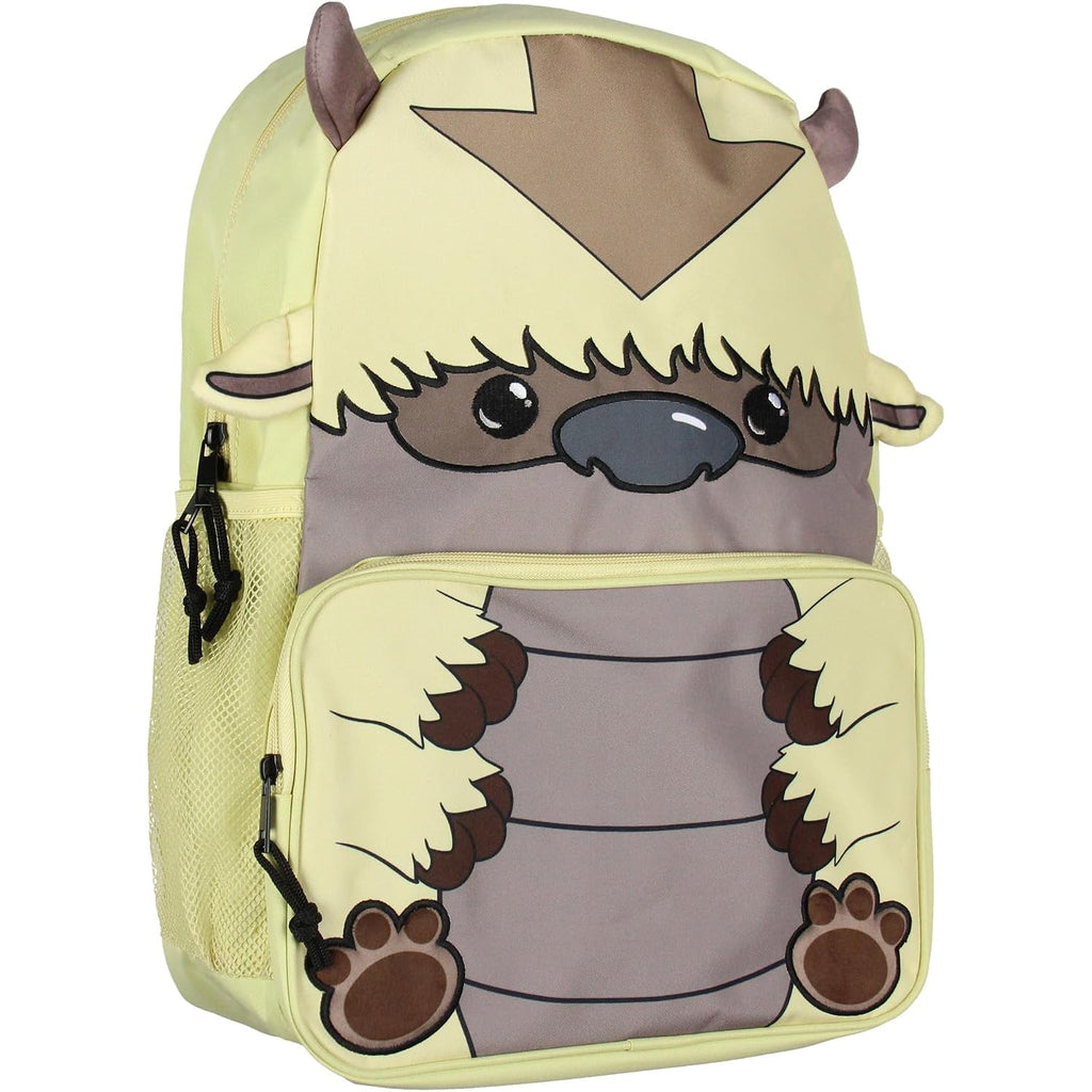 Mad Engine Appa Backpack Nickelodeon Avatar The Last Airbender Appa The Sky Bison 17" Backpack Laptop School Travel Book Bag